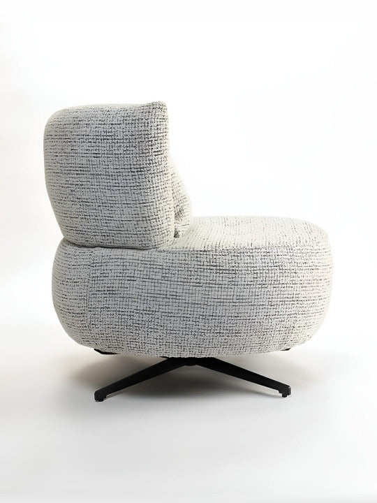 Luxury Bouclé Lounge Accent Chair – Modern Swivel Armchair for Living Room & Bedroom